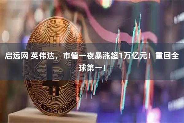 启远网 英伟达，市值一夜暴涨超1万亿元！重回全球第一！